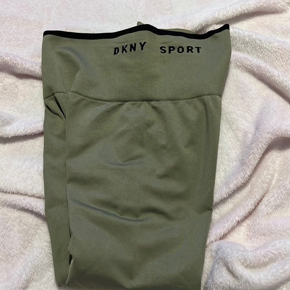 DKNY leggings green women’s XS